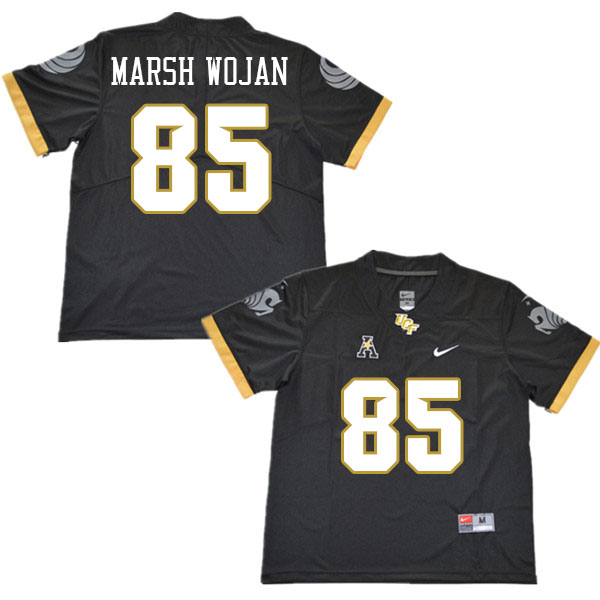 Men #85 Zach Marsh Wojan UCF Knights College Football Jerseys Stitched Sale-Black